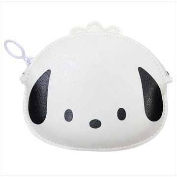【震撼精品百貨】Pochacco 帕帢狗~日本三麗鷗Sanrio 帕恰狗造型皮質零錢包(大臉)*53622