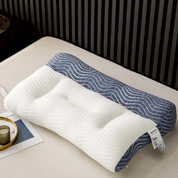 HONDONI 日式反牽引護頸枕 Z8-BL 經典藍調款 74 x 48 x 10cm 護頸舒緩  1個