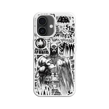 iPhone 16 SolidX 白 - Batman 蝙蝠俠 - 蝙蝠俠塗鴉