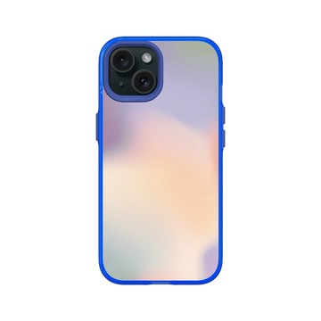iPhone 15 Clear 激光藍 - 石紋與渲染 / Marble & Dreamy Gradient - 輕舞光暈