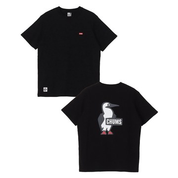 CHUMS Booby Logo T-Shirt 男 短袖上衣 黑色 CH012737K001