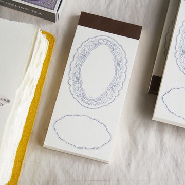 春日畫框 - 薄紫 - 便箋本