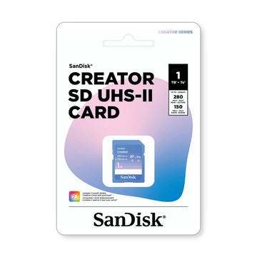 SanDisk【 Creator SD UHS-II 】記憶卡 1TB