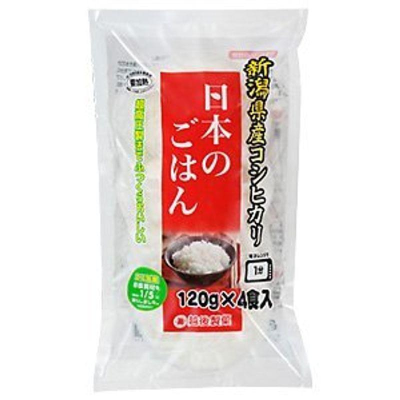 越後製菓 日本のごはん (120g×4食)×12袋入