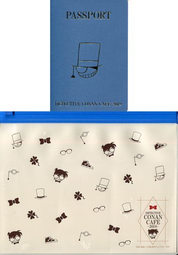 怪盜基德附收納盒護照式筆記本名偵探柯南咖啡2019
