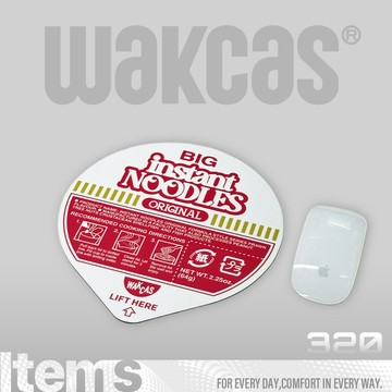 【Wakcas】杯麵系列滑鼠墊 杯墊 隔熱墊 泡麵 魚板 交換禮物 可愛 滑鼠墊 皮質 惡搞 日式 方便麵