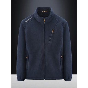 搖粒絨外套男秋冬季雙面加絨加厚立領衛衣防風保暖寬松抓絨衣夾克