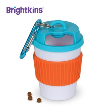 【Brightkins】咖啡杯造型隨行零食罐｜戶外 外出 旅行 點心獎勵