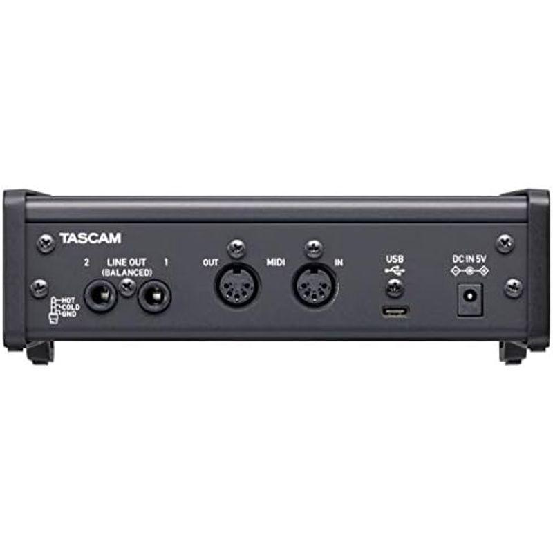 TASCAM(タスカム) US-2X2HR 2Mic, 2IN 2OUT 24bit 192kHzハイレゾ USBオーディオ MIDIインタ