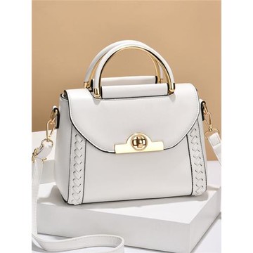 時尚小包包2025新款秋冬旋鎖百搭單肩包斜挎仙女包韓版手提小方包