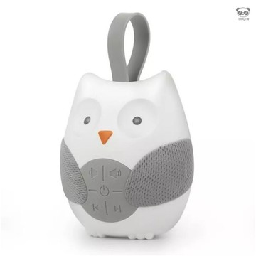 BT0179 貓頭鷹白噪音機 安撫助眠儀 嬰幼兒哄睡音樂播放軟體  10首輕音樂+2首白噪音 帶矽膠掛帶 可懸掛 3節A