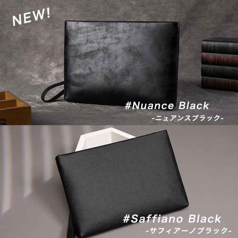 新品未使用】クラッチバッグ♪ 便利 ブラック おしゃれ メンズ  