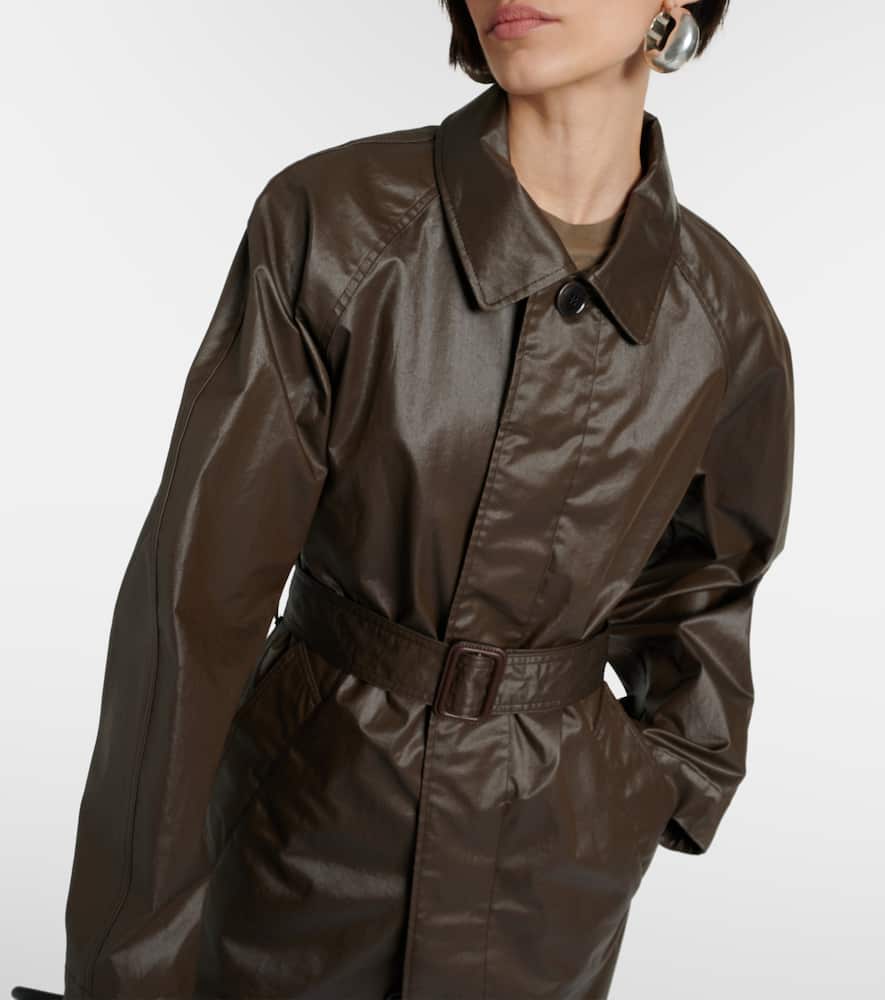 Lemaire Coated cotton raincoat