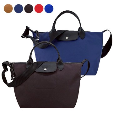 [平輸版]LONGCHAMP LE PLIAGE ENERGY系列再生尼龍短把手提/斜背兩用包(大/多色選)真品平輸