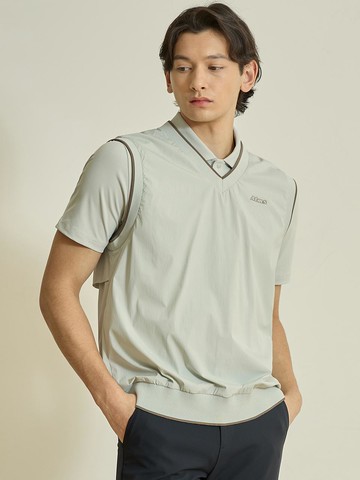 ATMS Woven Vest Men's [GREEN Grey]