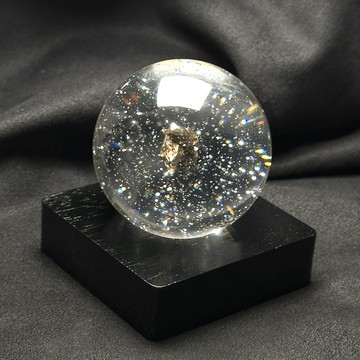 天鐵 天鐵星光球 附木質底座 禮物首選 禮盒包裝 阿根廷天鐵 S26BE05-23