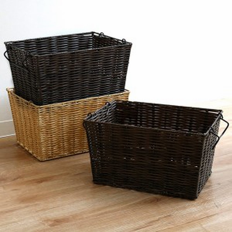 バスケット 幅36 奥行26 高さcm Wicker Basket L 収納 かご カゴ 収納バスケット ランドリーバスケット 収納ボックス 収納ケース 通販 Lineポイント最大get Lineショッピング