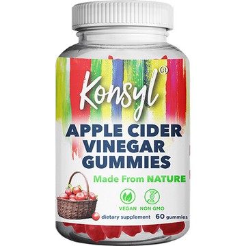 Konsyl Apple Cider Vinegar Gummies 60 Gummies