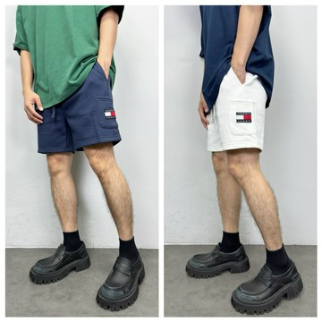 【New START精品服飾-員林】Tommy Jeans 側邊口袋 棉褲 短褲 棉短褲 休閒短褲 膝上短褲
