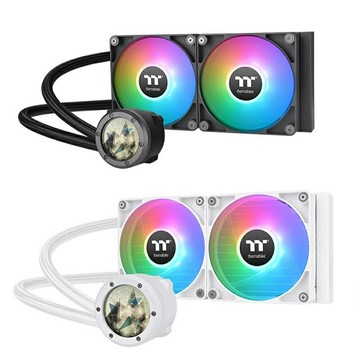 【獨家！最高10%回饋】Thermaltake 曜越 TH280 V2 Ultra EX ARGB Sync 一體式水冷散熱器 黑色/白色