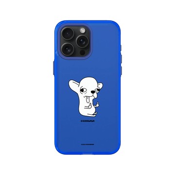 iPhone 15 Pro Max Clear 激光藍 - Godgwawa 變種吉娃娃 - 頂吉一指