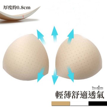 透氣海綿胸墊 替換胸墊 小咪增大內衣插片 瑜伽運動 防露點 透氣胸墊 三角比基尼胸墊 薄胸墊 胸墊