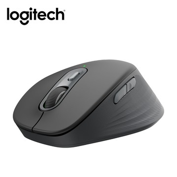 【Logitech 羅技】M840L 多工靜音無線滑鼠大手版 石墨黑
