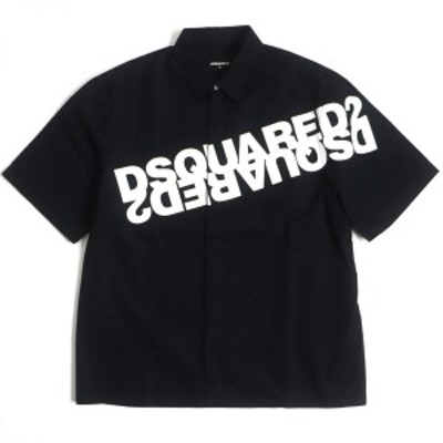 未使用品□20SS DSQUARED2/ディースクエアード S79GU0001 ICONプリント Cool Fit 裏起毛 長袖 スウェットシャツ/トレーナー 黒 S 伊製 正規