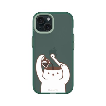 iPhone 15 Clear 憂墨綠 - 白白日記 Darylhochi - I NEED COFFEE!