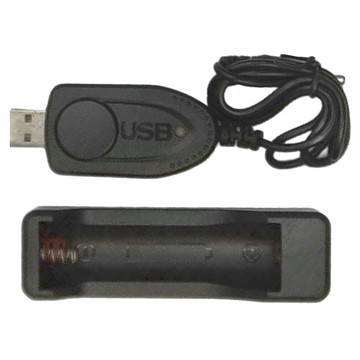 EDISON 18650鋰電池單槽充電器 USB充電 5V電壓1.2A輸出  EDS-G644  1組