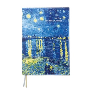 珠友Chuyu2026年A5直式週誌甘特圖/羅納河星夜/BC-50705-01