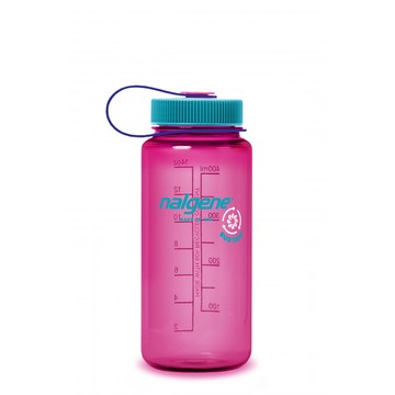 美國《Nalgene 》專業水壺 500cc 寬嘴水壼 電洋紅