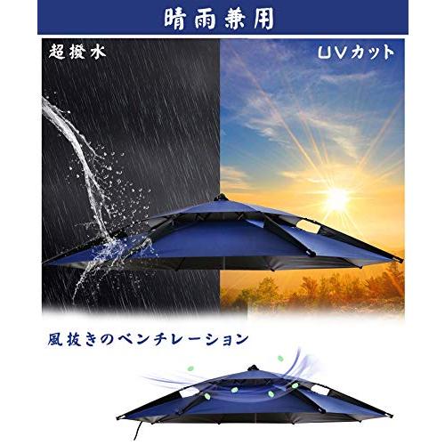 パラソル 釣り傘 ビーチパラソル 角度調節 収納バッグ付き UVカット チルト機能付 折り畳み式 フィッシングパラソル ガーデンパラソル ビーチ 日