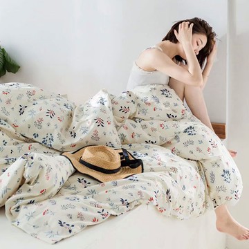 床包被套組(薄被套)-單人 / 精梳純棉三件式 / 夏夜輕果 台灣製