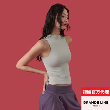 GRANDELINE ｜韓國製 半領無袖背心 Sleeveless