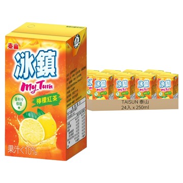 TAISUN 泰山 冰鎮檸檬紅茶  250ml  24入