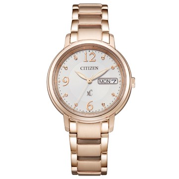 送禮首選★CITIZEN XC 知性風采光動能腕錶EW2426-54A  附提袋【全館滿額折價★APP下單點數4倍送】線上購買享_實體門市同步服務