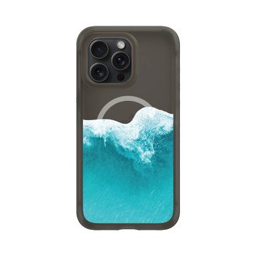 iPhone 15 Pro Max AirX 本質黑 - Ocean Collection: Let's Sea 海洋系列：一路向海 - 浪來了