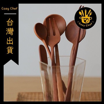 ✨️臺灣出貨✨️暖廚小築✅可開發票日式勺子餐具套裝創意筷子學生木質實木便攜木勺