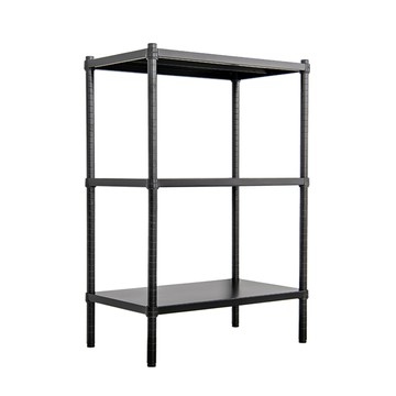 【dayneeds】極致工藝 60x35x90公分 三層烤黑鐵板層架