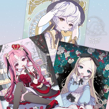 愛麗絲夢遊仙境 明信片 (3款)