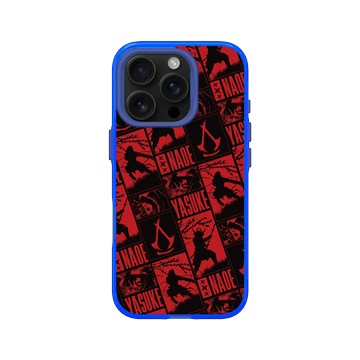 iPhone 16 Pro Clear 激光藍 - Assassin's Creed - Assassin's Creed® Shadows - Manga pattern
