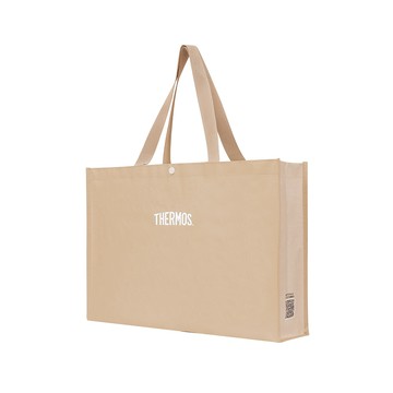 【THERMOS膳魔師】環保購物袋_Y-BT系列_奶茶褐