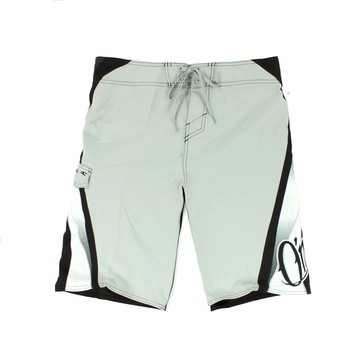 美國百分百【全新真品】Oneill 海灘褲 泳褲 沙灘褲 衝浪褲 短褲 灰黑 大尺 男 29 30 31 腰 E011