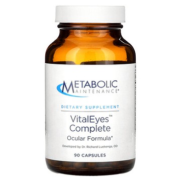 Metabolic Maintenance, Vital Eyes Complete，眼部配方，90 粒膠囊