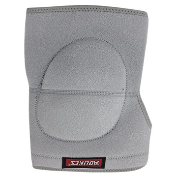 AOLIKES 奧力克斯 防滑防撞護膝 - 彈性黏扣 海綿 萊卡  L  灰色  1個