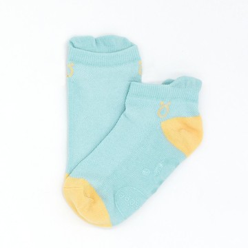 minihope抗菌除臭網眼短襪-藍綠