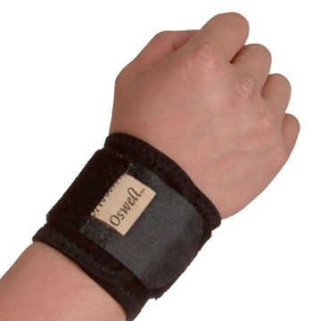 Oswell 丹力 竹炭加強型護腕  黑色  1個  F