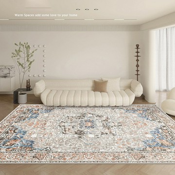 跨境波斯地毯客廳臥室床邊毯耐磨防滑茶幾地墊可折疊仿羊絨地毯[DD190109]