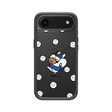 iPhone Air Mod NX -邊框背蓋組合 (相機按鈕) 黑 - Usagyuuun 小突兔 - 來打棒球吧